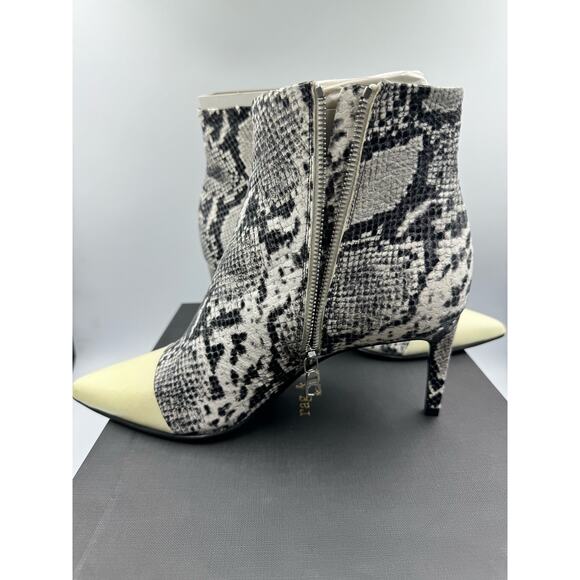 Rag  & Bone Beha Bone Black White Snakeskin Women's Size 9.5 NWB - Picture 5 of 11